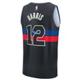 thumbnail image 3 of Youth Fanatics Tobias Harris Black Detroit Pistons Fast Break Player Jersey - Statement Edition, 3 of 3