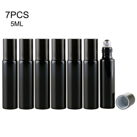 7 Pcs Empty Perfume Glass Roll On Bottle with Metal Ball Essential Oil Roller Bottles;7 Pcs Empty Perfume Glass Roll On Bottle Essential Oil Roller Bottles