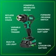 thumbnail image 4 of Metabo HPT 18V Cordless Drill Driver Kit, 1/2-In, DS18DEX, 4 of 15
