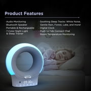 Hubble Connected Eclipse+ and Nursery Pal Link Video Baby Monitor Bundle. Eclipse+ Portable Soother. Nursery Pal Link Baby Monitor, Single Camera.