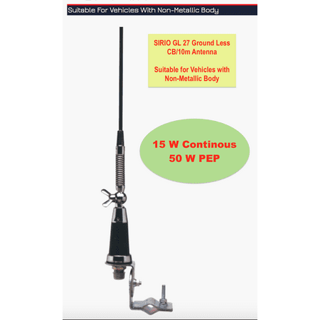 Sirio GL27 Ground Less CB Radio Antenna for Camper, RV, Bike