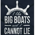 thumbnail image 2 of I Like Big Boats and I Cannot Lie Plus Size Crewneck Graphic Tee Shirt Brisco Brands 3X, 2 of 4