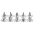 thumbnail image 2 of KAKOWELY cable clip 10PCS Wire Rope Clip Lighting Hanger Ceiling Sign Hook Heavy Duty Cable Fastener Board Display Sign Hanger Hook Hanging Disc for 1-2mm Wire Rope (Wire Rope Not Included), 2 of 5