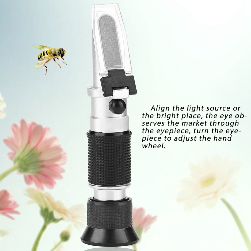 OTVIAP Honey Refractometer,Portable Bee Tools Honey Refractometer 5890