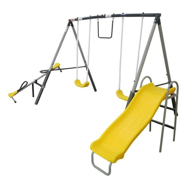 XDP Recreation The Titan Aire de Jeux Extérieure pour Enfants Balançoire