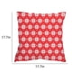 thumbnail image 3 of Fundas de almohada navideñas Fiudx Juego de 2 cojines rojos decorativos de 18x18 pulgadas, 3 of 6