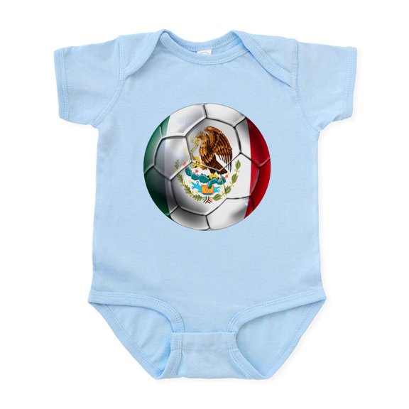 CafePress - Futbol Mexicano Infant Bodysuit - Baby Light Bodysuit, Size Newborn - 24 Months