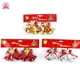 thumbnail image 2 of Xiao Hua 2 campanas de 4,5 cm para decoración navideña, de plástico galvanizado, para árbol de Navidad, accesorios colgantes, adornos navideños para el hogar, color rojo A, 2 of 3