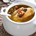 thumbnail image 5 of White Ceramic Soup Bowl with Lid and Ladle, 2500ml Porcelain Serving Soup Tureen for Kitchen, Microwave and Dishwasher Safe, 5 of 7