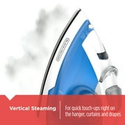 BLACK+DECKER Easy Steam Compact Iron, Blue, IR03V