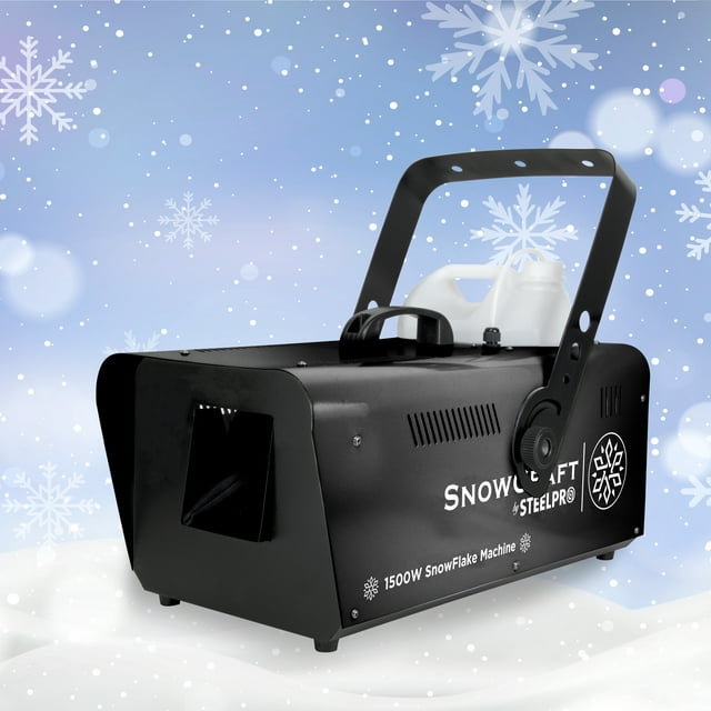 Maquina De Nieve Artificial 1500w,cntrl Inalámbrico, Steelpro