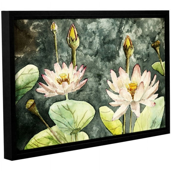 ArtWall Derek Mccrea "Lotus" Gallery-wrapped Floater-framed Canvas