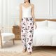 thumbnail image 4 of Balery Dachshund Dog Puppy Pantalones de pijama para mujer, pijamas ultraligeros, pantalones de estar por casa-X-Large, 4 of 6