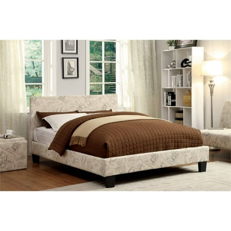 furniture ramone upholstered ivory twin panel america bed