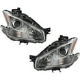 thumbnail image 4 of CAPA For 09-14 Maxima w/o Sport Headlight Headlamp Head Light with Bulb SET PAIR, 4 of 5