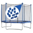 thumbnail image 2 of COMPUKAS Housse de Remplacement pour Trampoline 12 Pcs Bord Rond Bleu, 2 of 6