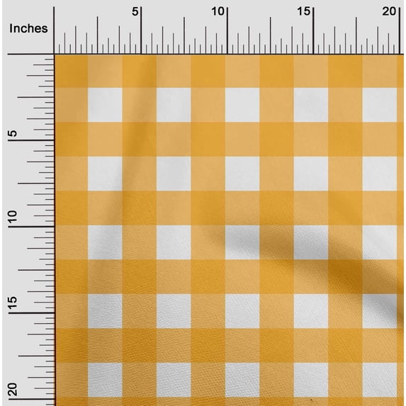 oneOone Silk Tabby White Fabric Gingham Check Sewing Fabric By The Yard Printed Diy Clothing Sewing Supplies 42 Inches Wide