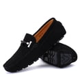 thumbnail image 3 of Zapatos Planos Ygjytge sin Cordones náuticos Hombres mocasines Transpirables Color Sólido, 3 of 9