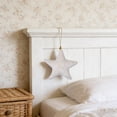 thumbnail image 1 of Set de colgantes decorativos en forma de estrella con tela para decoración del hogar, decoraciones de fiesta o regalo – pack de 5 para cumpleaños, fiestas y inauguración de casa, 1 of 6