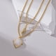thumbnail image 3 of Zhuge Colgante de collar hecho a mano, collar con colgante de caracol personalizado (oro), 3 of 5