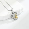 thumbnail image 5 of Cat In The Moon Cremation Necklace for Ashes Pet Ashes Keepsake Urn Jewelry for Ashes Stainless Steel Pendant Funeral Keepsake Loved Ones, 5 of 6