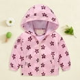 thumbnail image 2 of 3-4 Years Toddler Toddler Rain Jacket Kids Cartoon Windbreaker Coat Baby Girl Boy Zip Hooded Outerwear Fall Infant Raincoat Pink Hoodie, 2 of 9