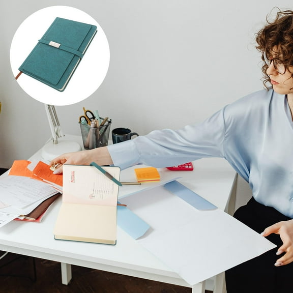 WHAMVOX Business Schedule Notebook Daily Planner A5 Schedule Planner Business Notebook