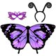 thumbnail image 1 of Disfraz IROLEHOME con alas de mariposa para niñas de 3 a 8 años, 1 of 7