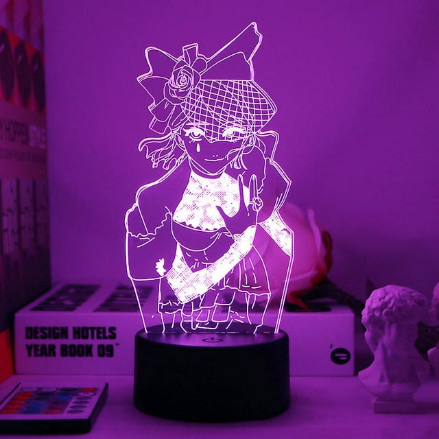 Luz nocturna LED 3D Identitys Veras Nairs que cambian de color