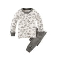 thumbnail image 1 of Conjuntos de pijamas para niños y niñas, ropa de dormir de Navidad para niños, Pijama para niños, motocicleta, avión, cohete, dinosaurio, búho, ropa de dormir estampada, 1 of 4