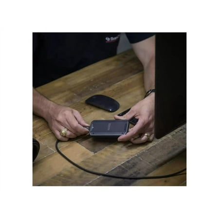 SanDisk Professional - PRO-G40 SSD 2TB External Thunderbolt 3 and USB-C NVMe Portable SSD - Black
