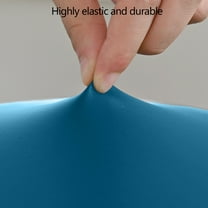 Upgraded Stool Covers Round Waterproof Leather Round Bar Stool Covers Oppose Slip Round Bar Stool Seat Cover With Elastic Bands Sturdy Round Chair Z