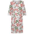 thumbnail image 4 of TSADFHJI Jupe Slip pour Femmes Robes pour Femmes Col en C Fluide Sans Manches Longueur Genou Irrégulière Robe de Plage TTG, 4 of 5