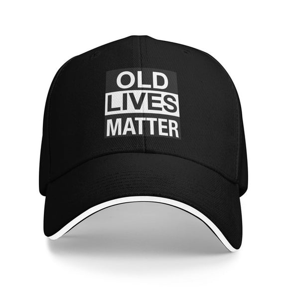 Old Lives Matter Unisex Adult Baseball Caps Adjustable Casquette Dad Hat Sandwich Cap Outdoors Headwear