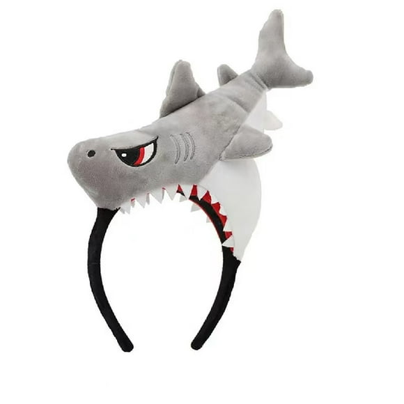 GPOECD Cute Cartoon Dinosaur Funny Headband Super Cute for Photo Adult and Children's Performance Grey,One Size