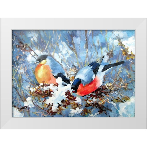 Pautov, Igor 14x11 White Modern Wood Framed Museum Art Print Titled - Sweet Couple