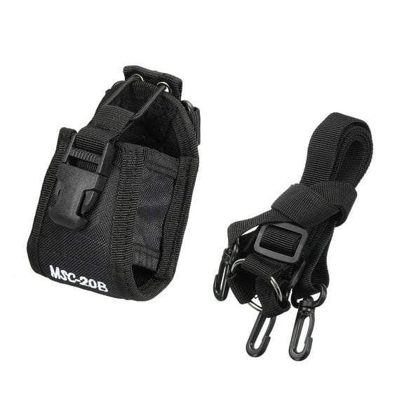 MultiFunction Black MSC20B Nylon Bag Pouch Case Two Way Radio Transceiver Walkie Talkie Pouch