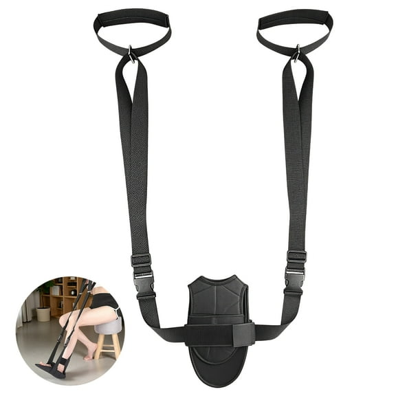 1 Pc Leg Stretching Strap for Hip & Knee Rehabilitation, Adjustable Ankle Stretching Belt, Ideal for Post-Surgery Recovery, Pain Relief, Mobility Training, Includes Portable Bag