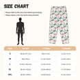 thumbnail image 4 of Lsque Lotus Flower Print Women's Pajama Pants, Lounge Pant - Comfortable Home Wear,Elastic Waistband, Stylish Design-X-Large, 4 of 9