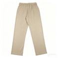 thumbnail image 4 of Guluxicc Linen Pants for Men Elastic Waist Drawstring Solid Trousers with Pockets Trendy Summer Casual Beach Pants, 4 of 6