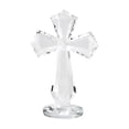 thumbnail image 2 of LmnLft Crystal Standing Cross Figurine,Holy Cross Collectible Figurines Decoration, Religious Gifts,Handmade Glass Easter Cross Collectible Figurines Decoration,Easter Christmas Decoration for Pary, 2 of 9