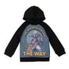 Star Wars The Mandalorian Little Boys Fleece Pullover Hoodie Little Kid to Big
