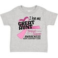 thumbnail image 3 of Inktastic I Love My Great Aunt-breast Cancer Awareness Boys or Girls Toddler T-Shirt, 3 of 5