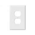 thumbnail image 2 of Amerelle 3000DW Metro Wallplate, 1 Duplex, Ceramic, White, 1-Pack, 2 of 4