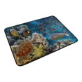 thumbnail image 2 of EREHome Paillasson Lavable Récif Corallien Coloré Poisson Tortue de Mer 23.6x15.7 Pouces, 2 of 2