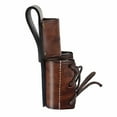 thumbnail image 3 of TOURBON Leather Double Bullpin Holder Spud Wrench Pouch Carrier Tools Holster-Brown, 3 of 8
