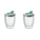 thumbnail image 1 of Double Wall Glass Water Cup with Leak-Proof Lid - Insulated parent Coffee Mug for Milk, Tea, Ju, 1 of 5