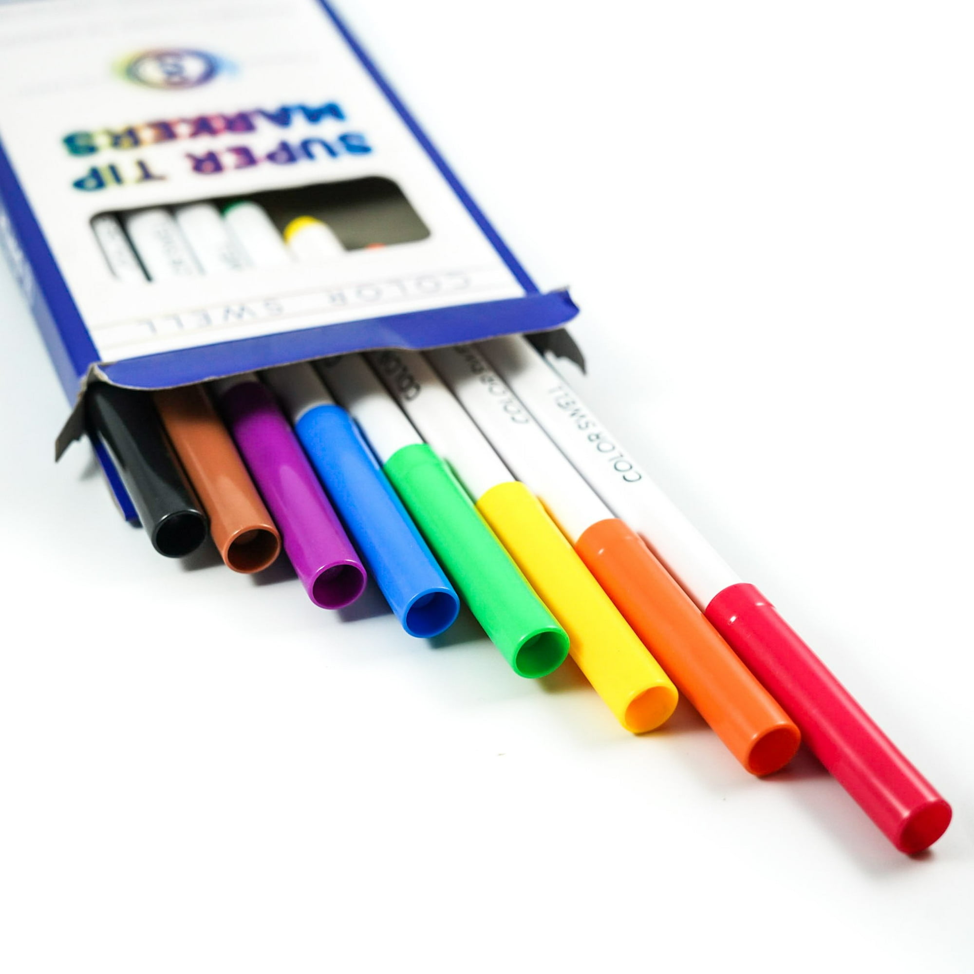 Color Swell Washable Bulk Markers 36 Packs 8 Vibrant Colors cheapest 288 Markers