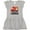 AC-Heather Grey, variant on Inktastic Fireman Daddy is a Firefighter Girls Baby Dress