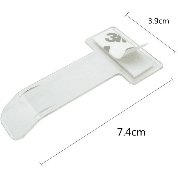 Soporte Adhesivo Para Tickets De Parking - Clip Transparente Para Parabrisas 4 O 6 Unidades